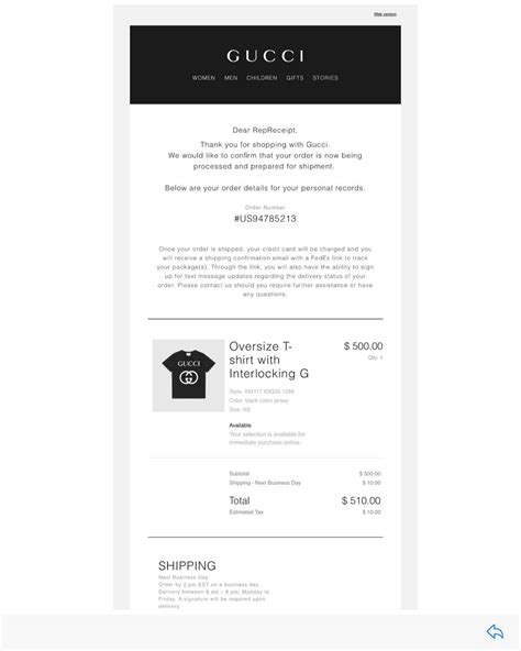 Gucci online order